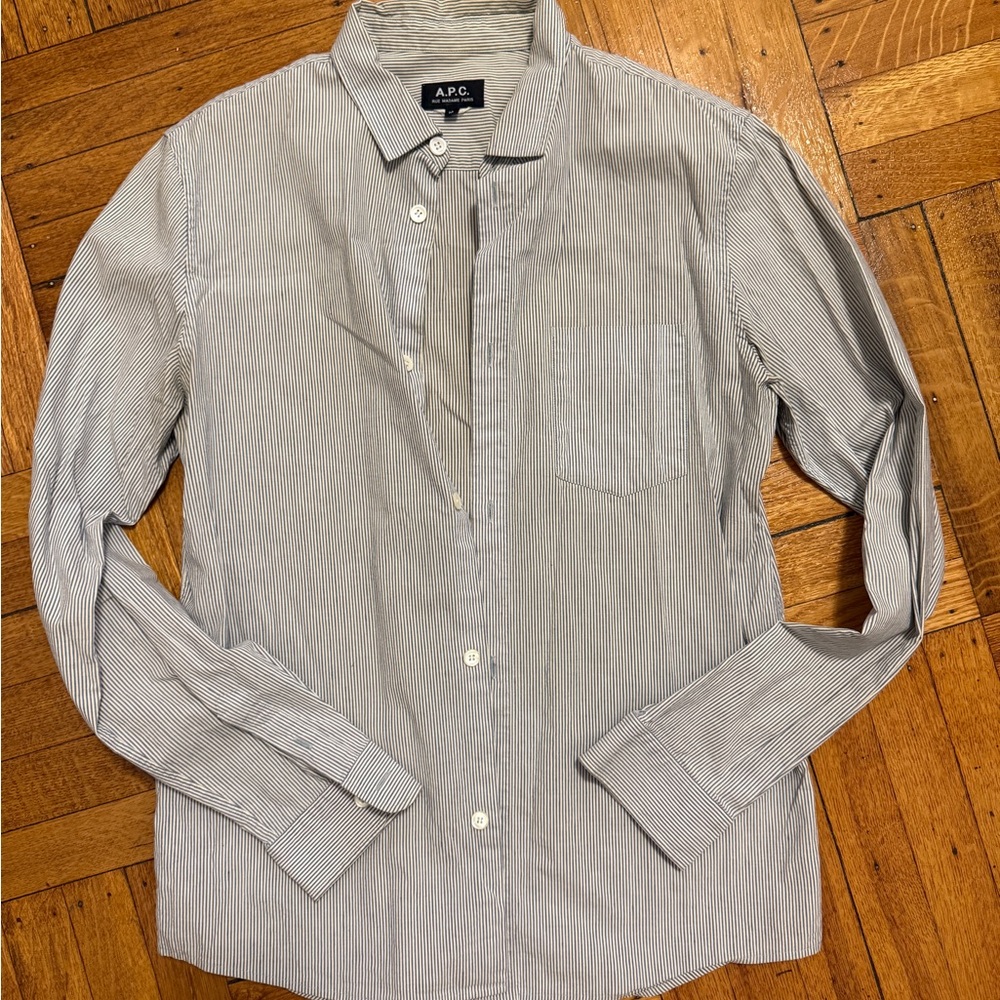 APC Striped Dress Shirt